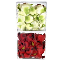 Rosenblätter, Streublüten, Seide ca. 100 St. 4+3cm in Box, Tischdeko !!!