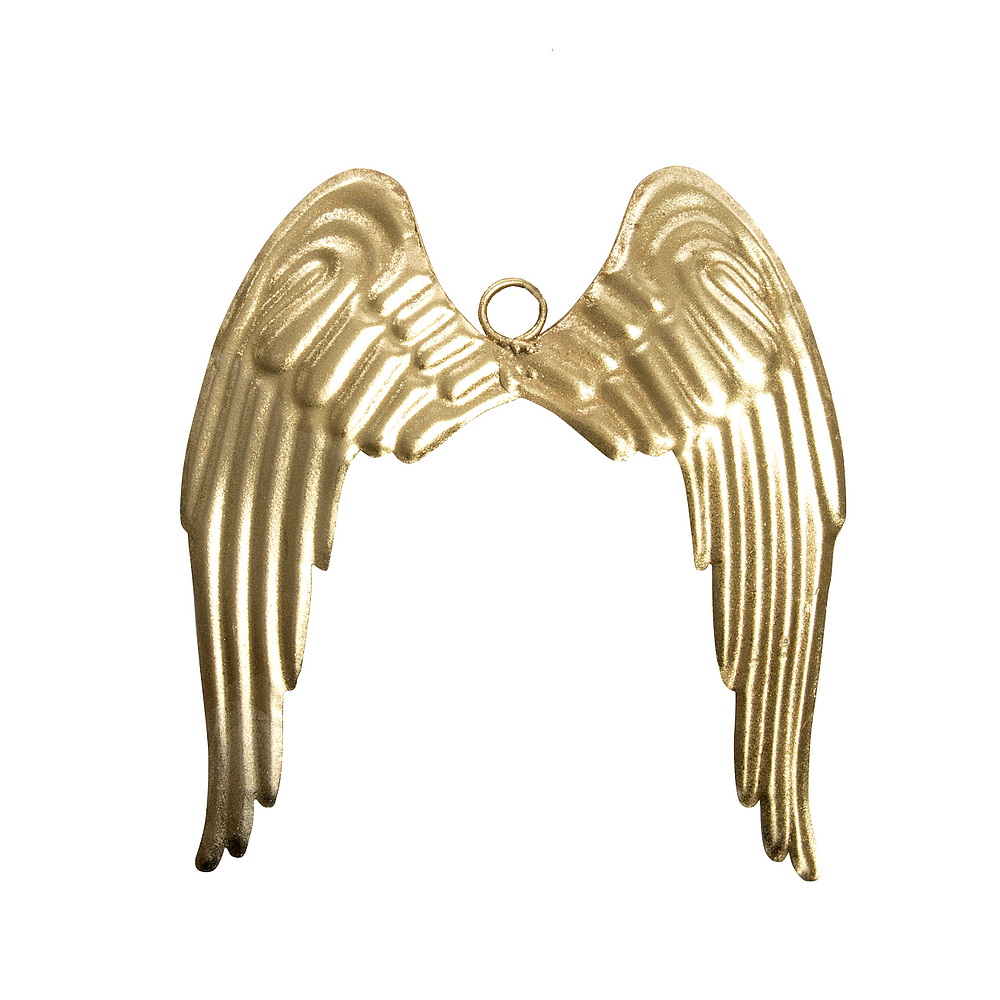 Antikmetall-Engelsflügel gold, 23,5x26,5cm groß, Metall Flügel !!!