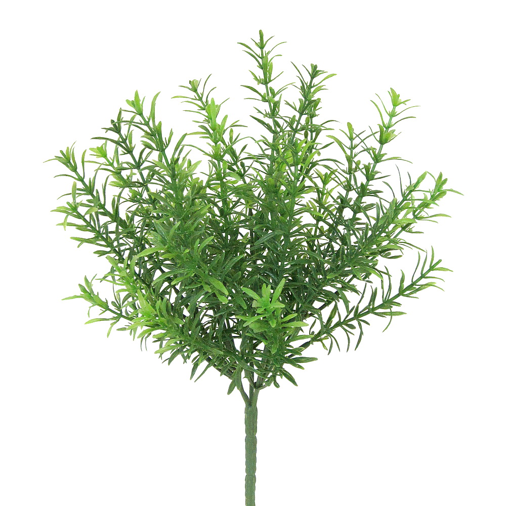 Rosmarien Busch grün x5 Triebe, Kunststoff Pflanze, outdoor, L 33/23cm